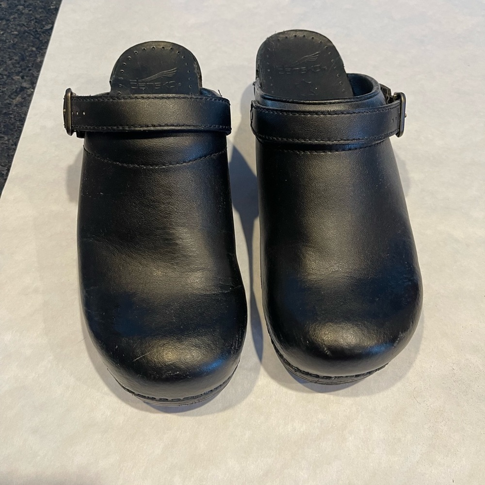 Dansko black clogs size 41